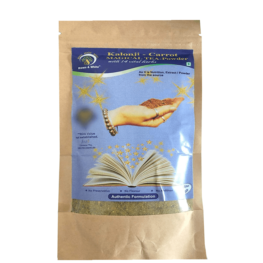 Kalonji-Carrot Magical Tea-Powder - 242 gms | Grocsy