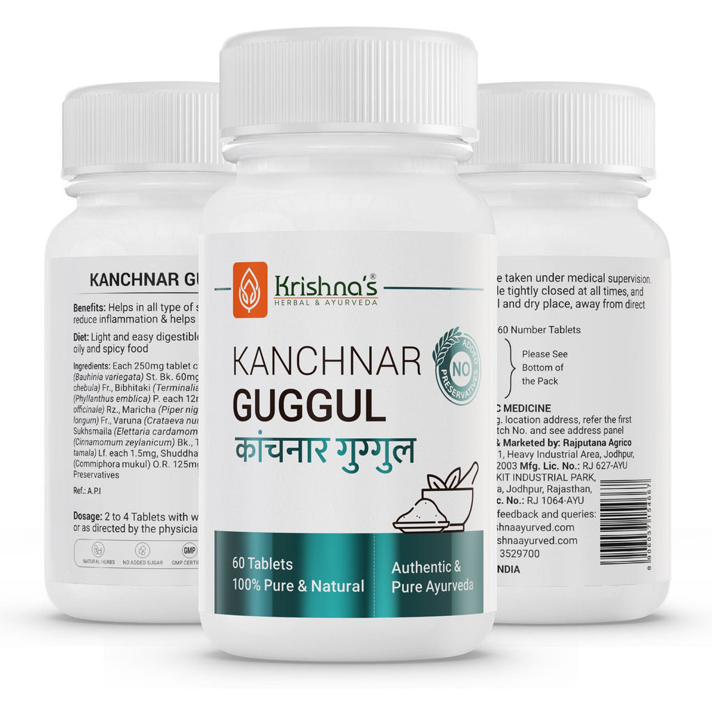 Krishna'S Herbal & Ayurveda Kanchnar Guggul | Grocsy