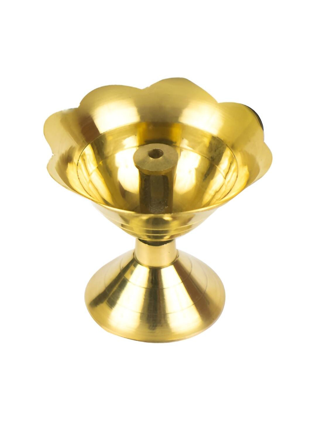 Spillbox Gold Toned Brass Small Diya | Grocsy