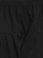 Ahalyaa Black Crepe Gold Pigment Print Kids Kurta Churidar Set For Boys | Grocsy