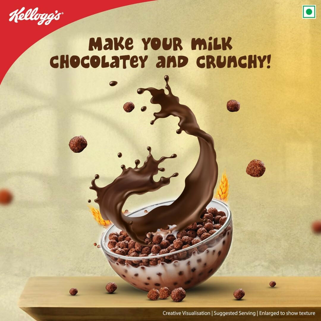 Kellogg's Multigrain Chocos Chotta Ladoo, Breakfast Cereal for Kids | Grocsy