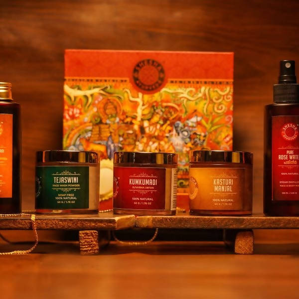 Shesha Ayurveda Kumkumadi Skin Brightening Kit | Grocsy