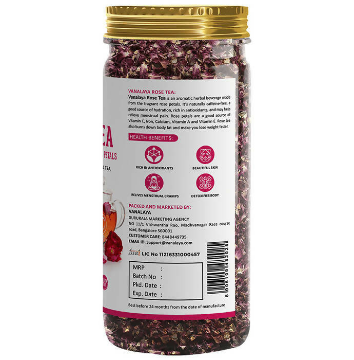 Vanalaya Rose Flower Tea | Grocsy