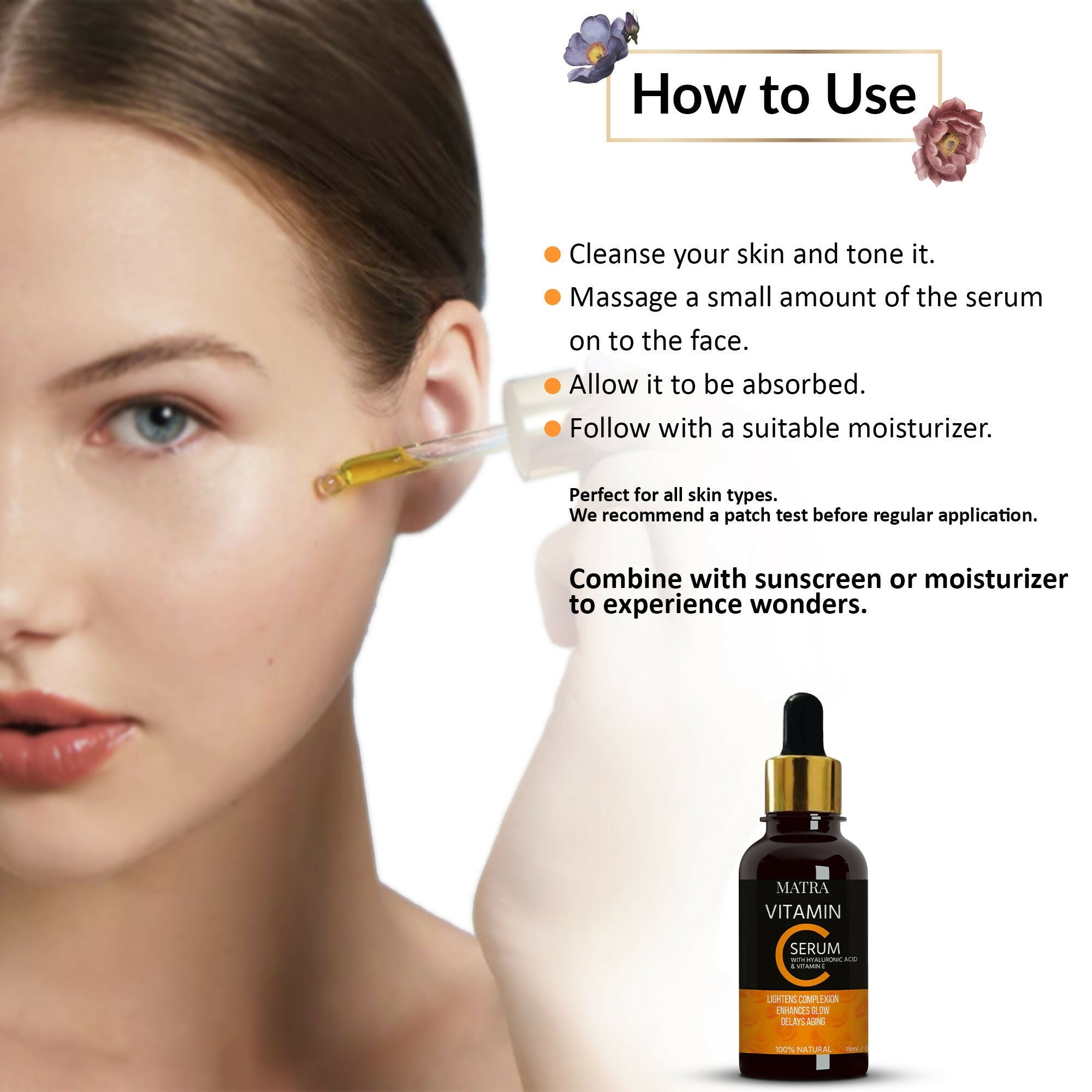 Matra Vitamin C Ultra Glow Serum Helps Lightening Complexion & Delays Aging | Grocsy