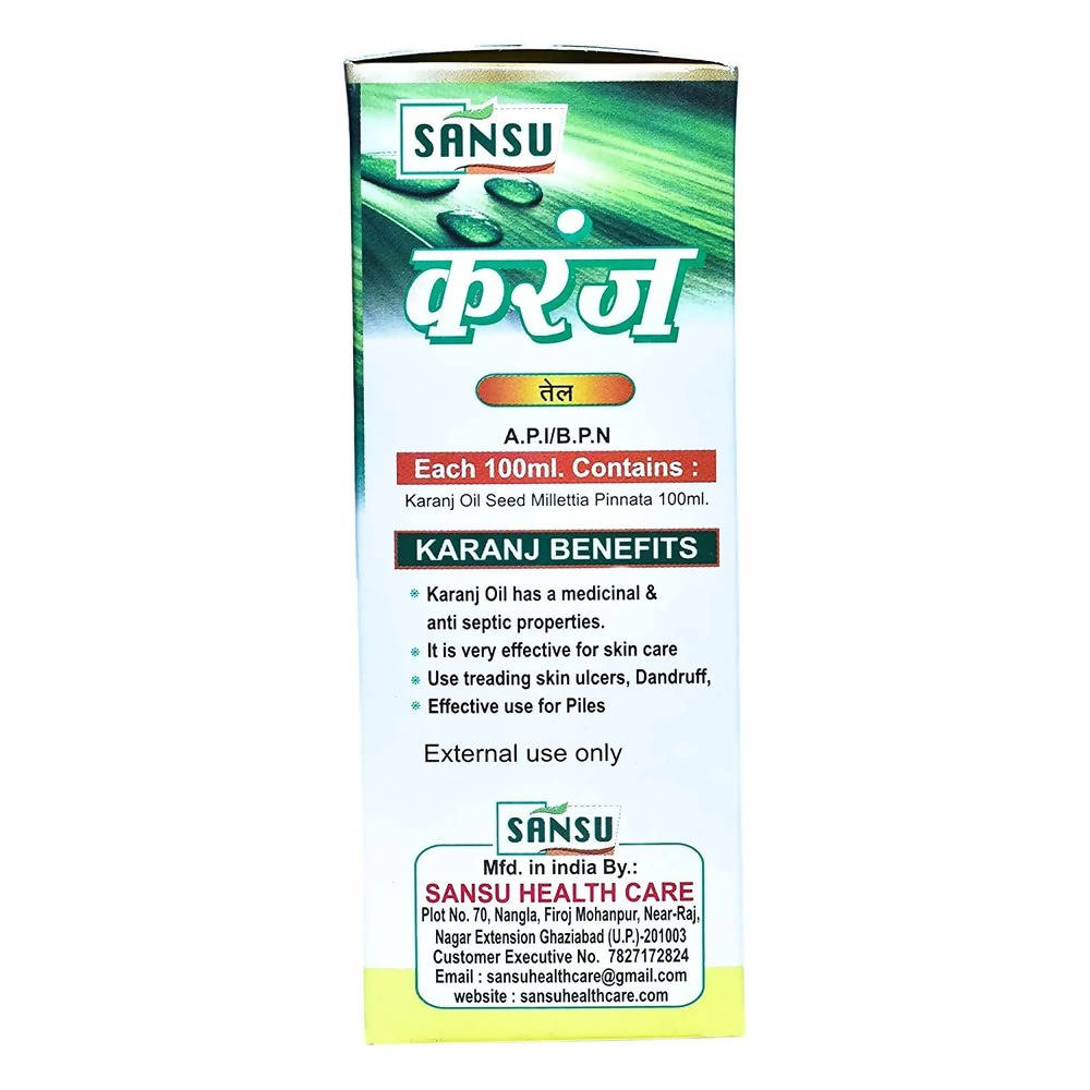 Sansu Organic Karanj Oil | Grocsy