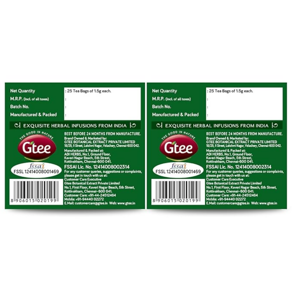 Gtee Moringa Tea Bags | Grocsy