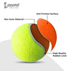 Cockatoo Rubber Cricket Tennis Ball (Pack of 2) - Limited Time Offer - Swadesiicart
