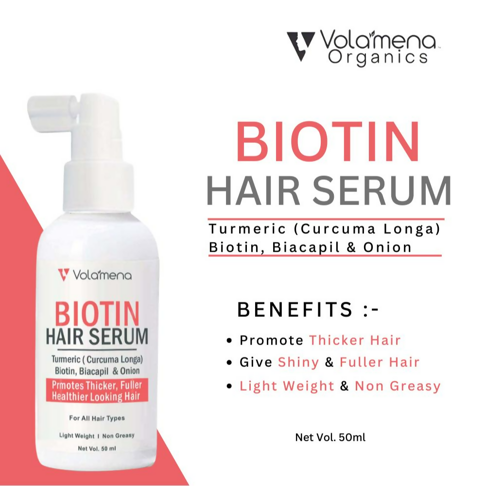 Volamena Biotin Hair Serum Promotes Thicker | Grocsy