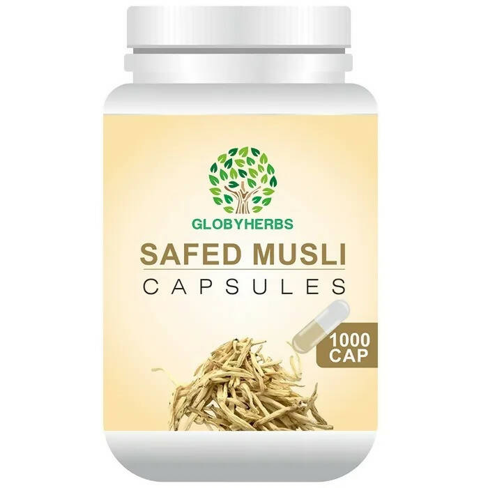 Globyherbs Safed Musli Capsules | Grocsy