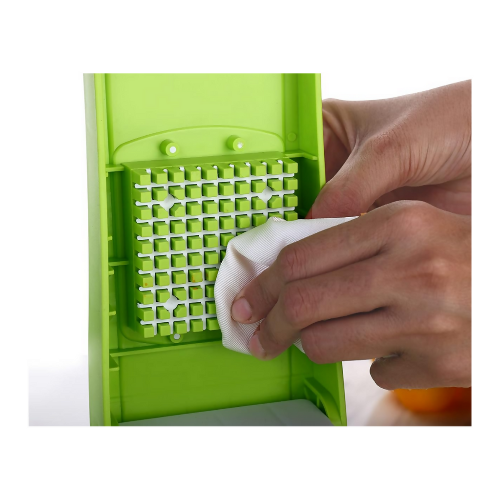 Signoraware 14 in 1 Multi-Purpose Vegetable and Fruit Chopper - Multicolour, Plastic Body | Grocsy