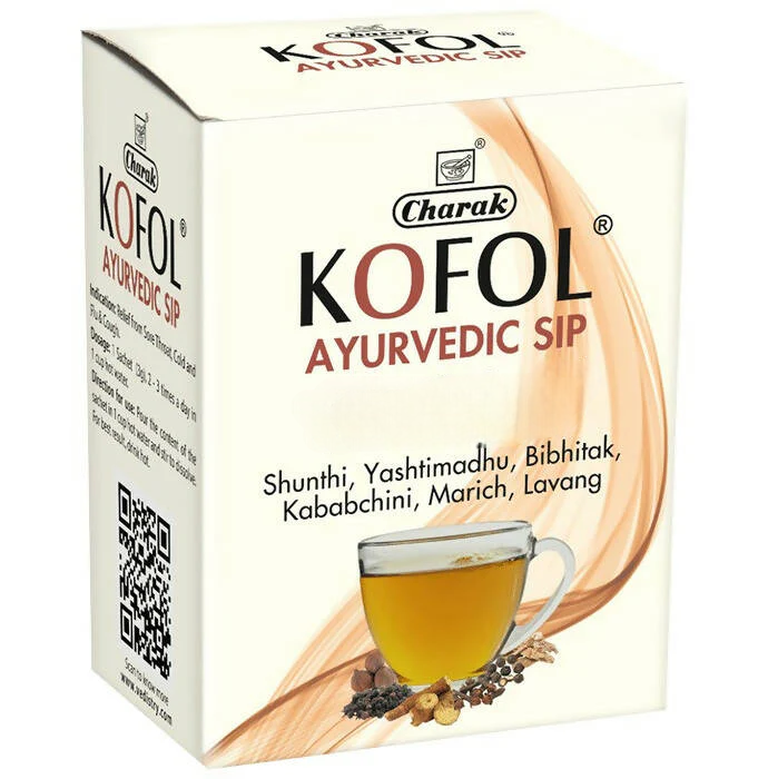 Charak Pharma Kofol Ayurvedic Sip Instant Kadha Sachet | Grocsy
