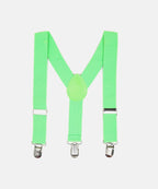 Manet Boys Solid Suspenders - Green | Grocsy