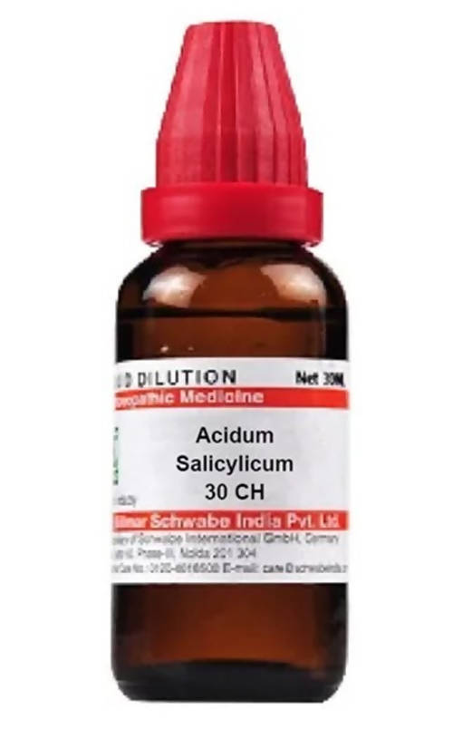 Dr. Willmar Schwabe India Acidum Salicylicum Dilution | Grocsy