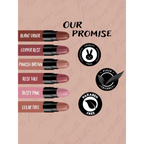 Ronzille Too Glam To Give A Damn Bullet Lipstick Set Of 6 - Nude Edition | Grocsy