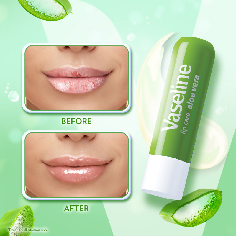 Vaseline Lip Care Lip Balm Stick - Aloe Vera | Grocsy