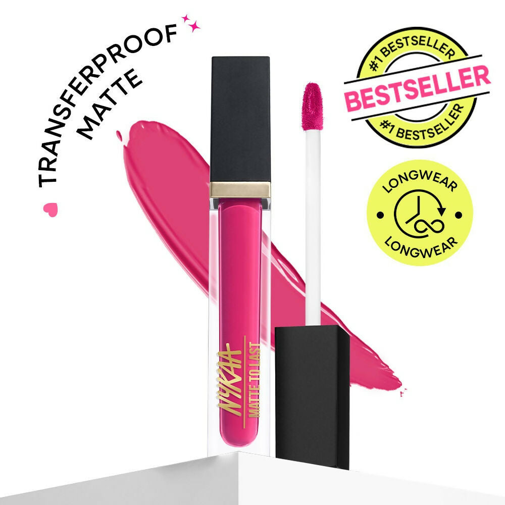 Nykaa Matte To Last ! Transferproof Liquid Lipstick - Kufri - 21 | Grocsy