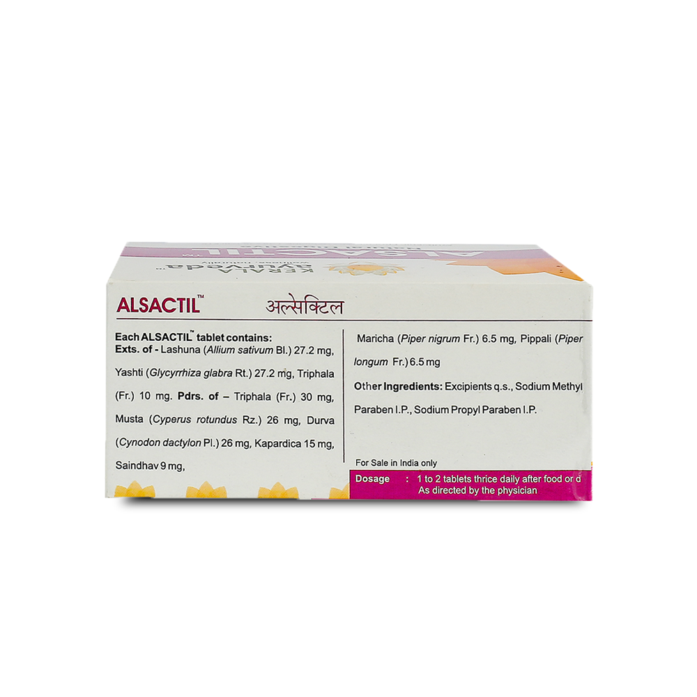Kerala Ayurveda Alsactil Tablets | Grocsy