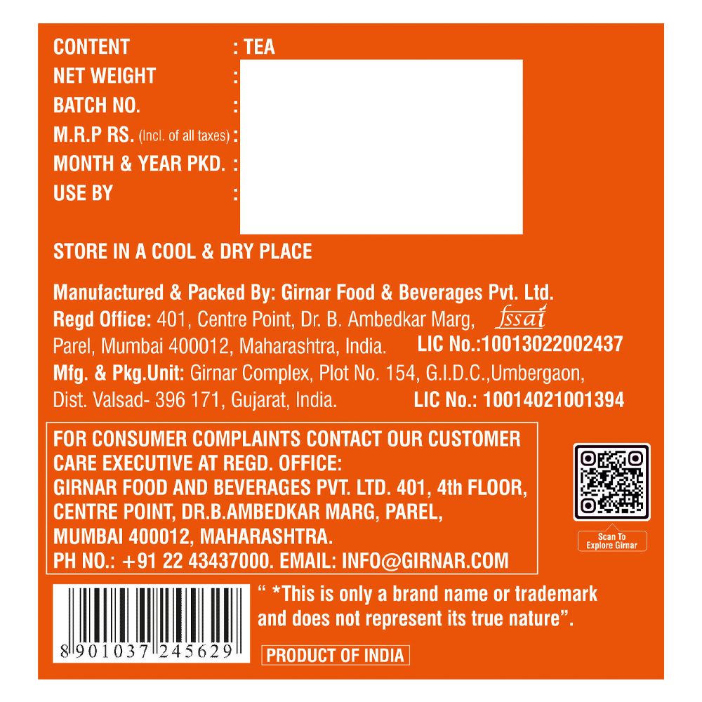 Girnar Kesari Tea - No.3 | Grocsy