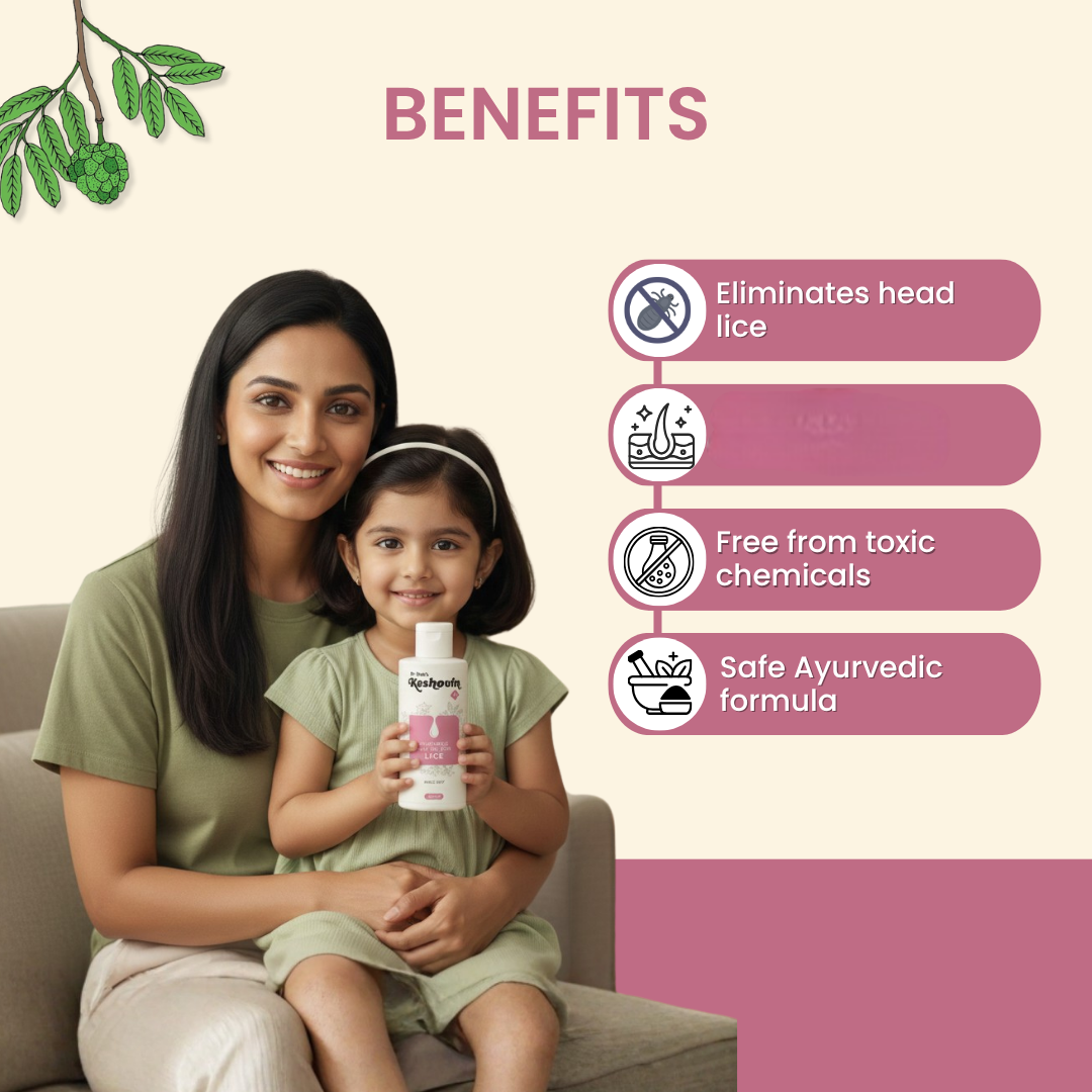 Dr. Rao's Keshovin -L Herbal Anti Lice Hair Oil | Grocsy