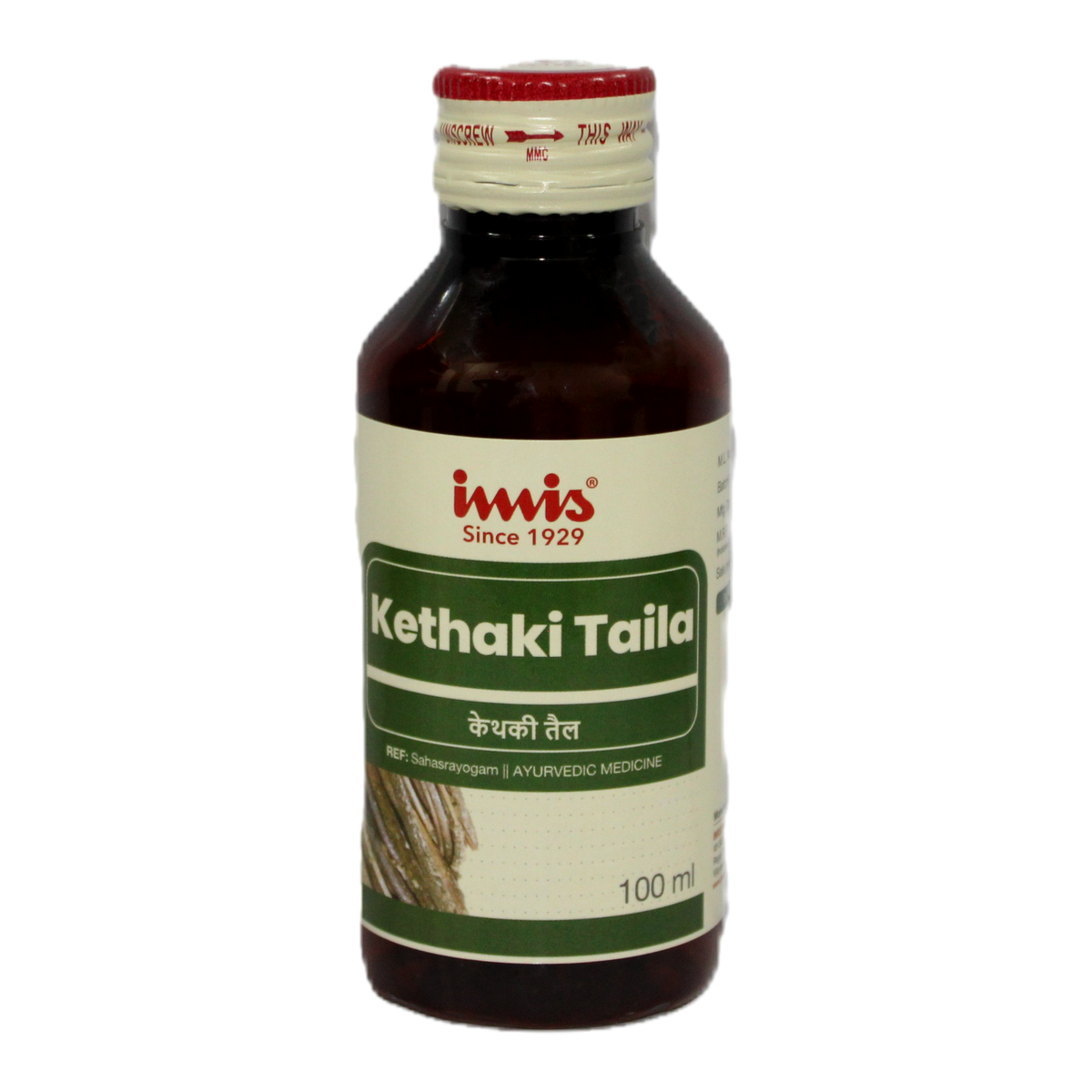 IMIS Ayurveda Kethaki taila | Grocsy