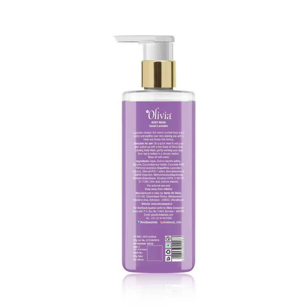 Olivia Skin Calming Body Wash Sweet Lavender | Grocsy