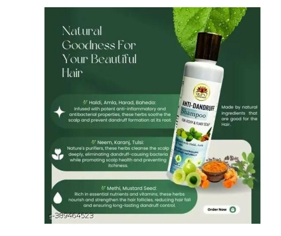 Guru Prasadam Anti Dandruff Shampoo | Grocsy