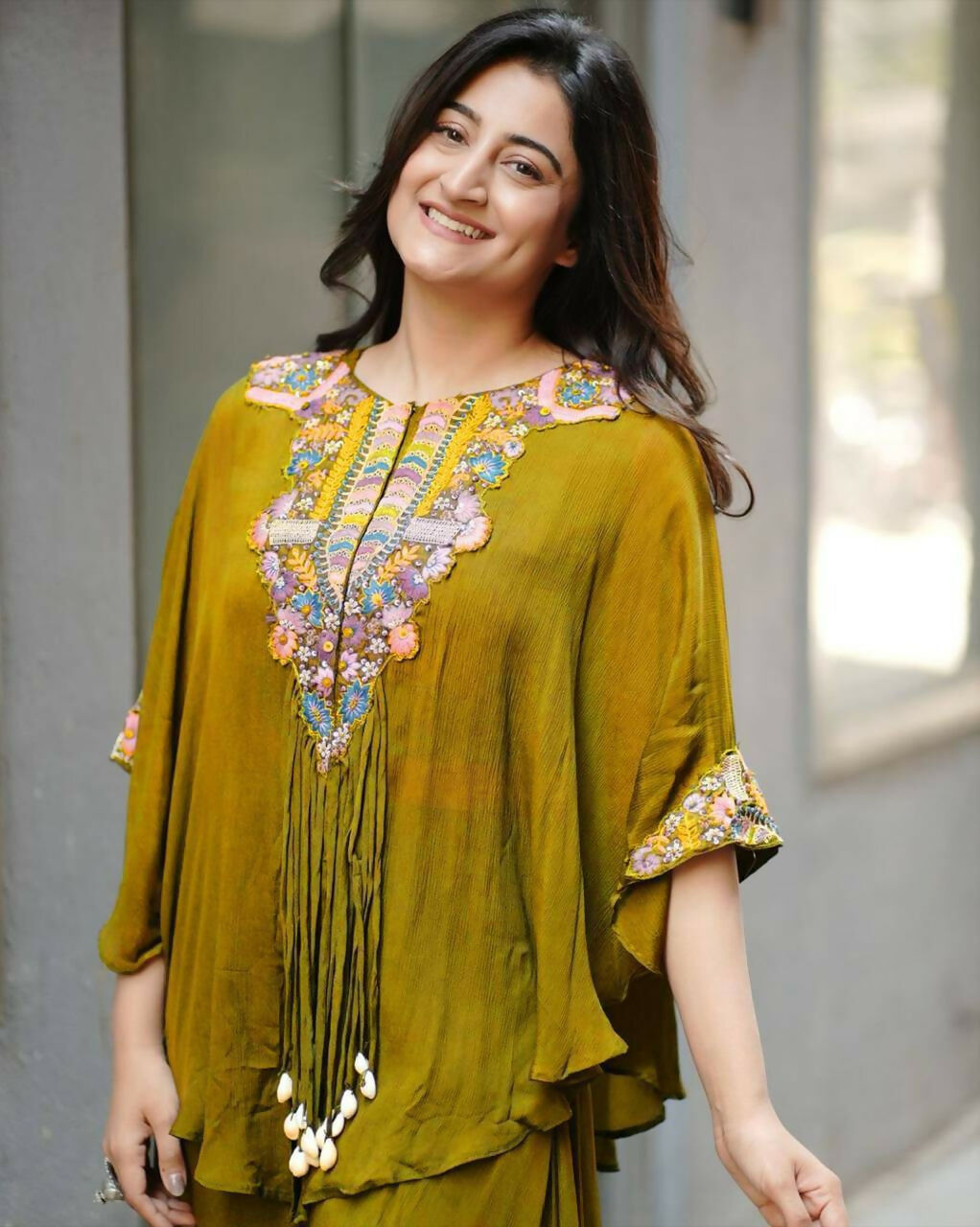 Joban Fashion Yellow Kurta Set Chinon Embroidery Sequence Work | Grocsy