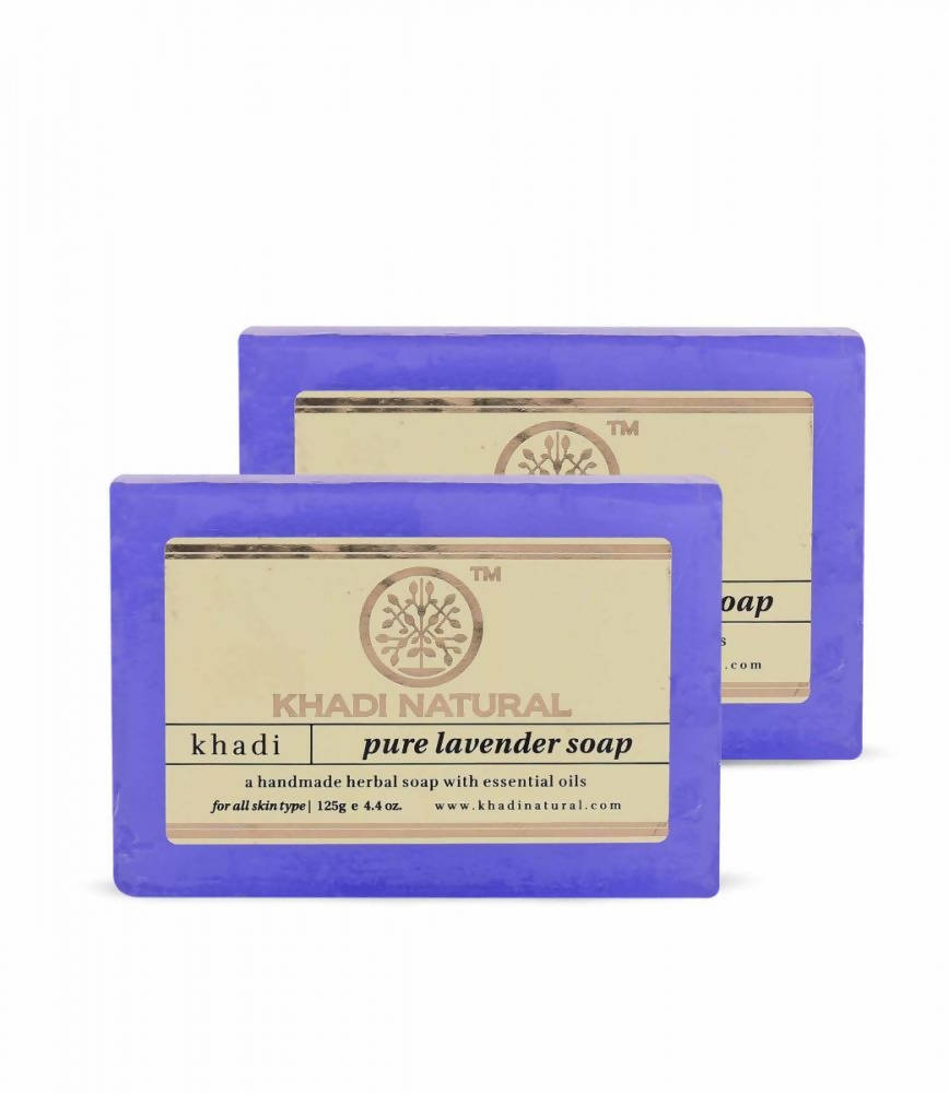 Khadi Natural Herbal Pure Lavender Soap | Grocsy