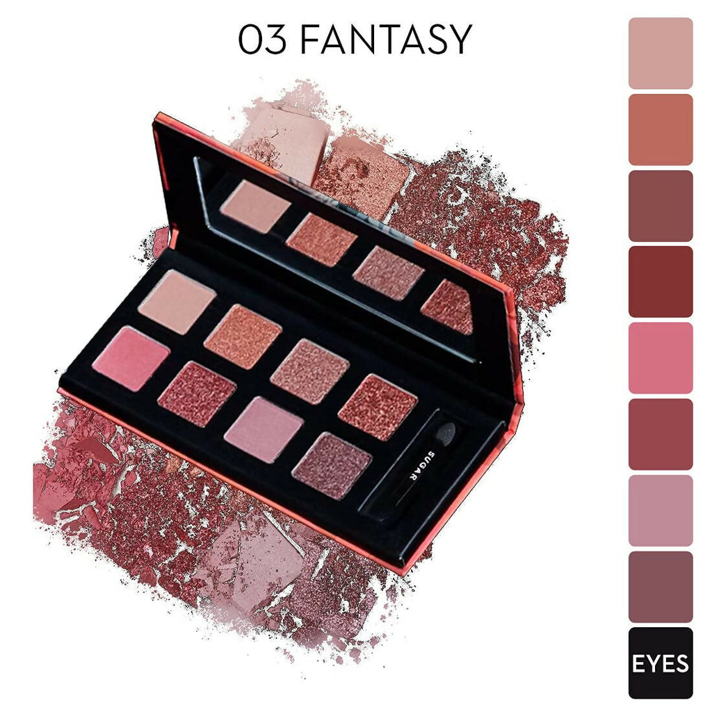Sugar Cosmetics Blend The Rules Eyeshadow Palette(03 Fantasy (Mauve) | Grocsy