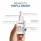Oshea Herbals Phytoderma 2% Kojic Acid With 1% Alpha Arbutin & Niacinamide Face Serum | Grocsy