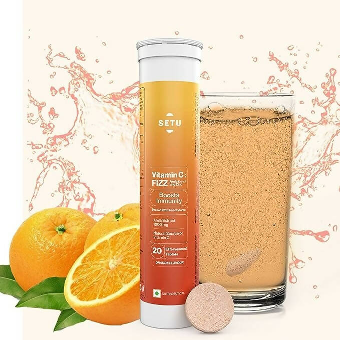 Setu Vitamin C: Fizz - 15 Effervescent Tablets | Grocsy