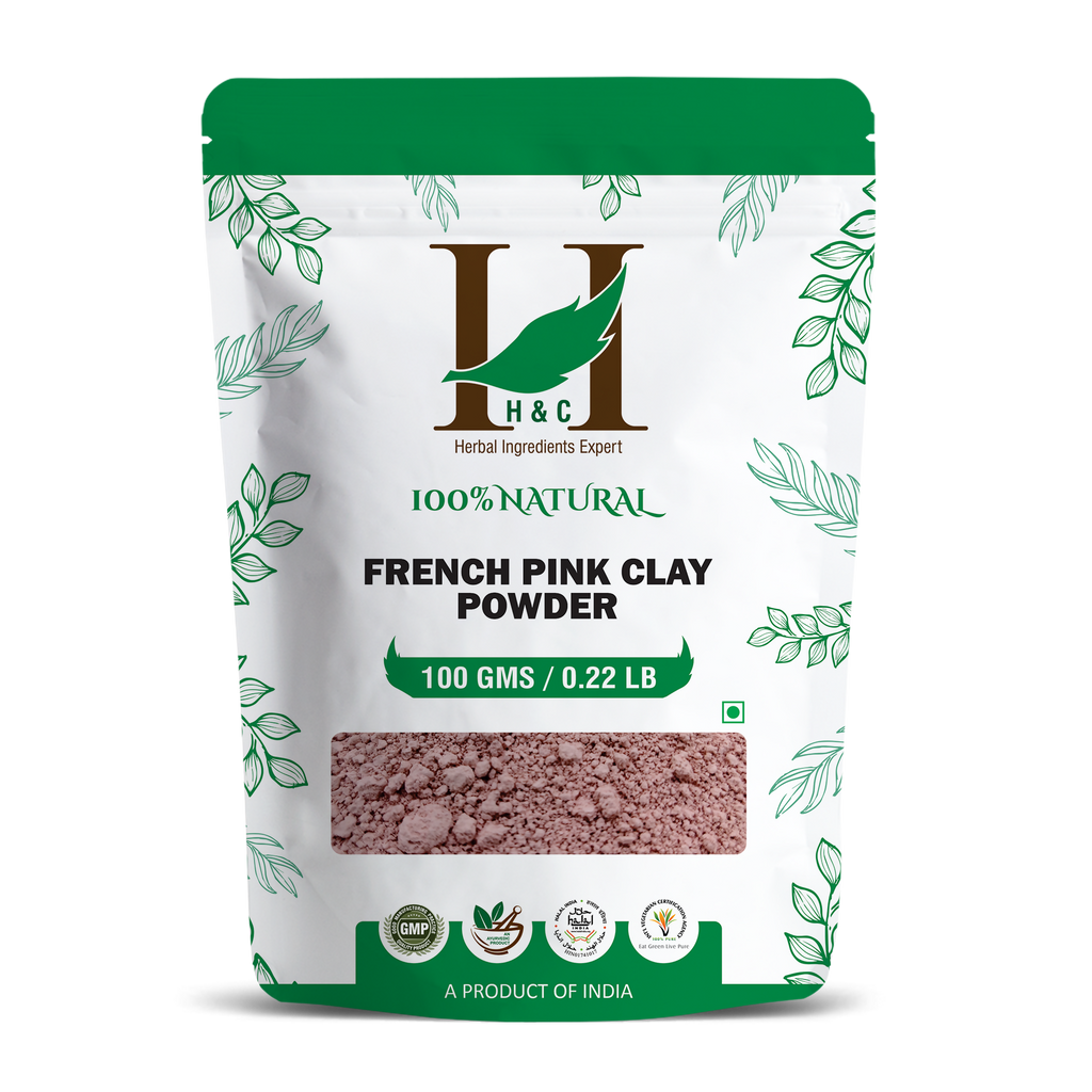 H&C Herbal French Pink Clay Powder | Grocsy