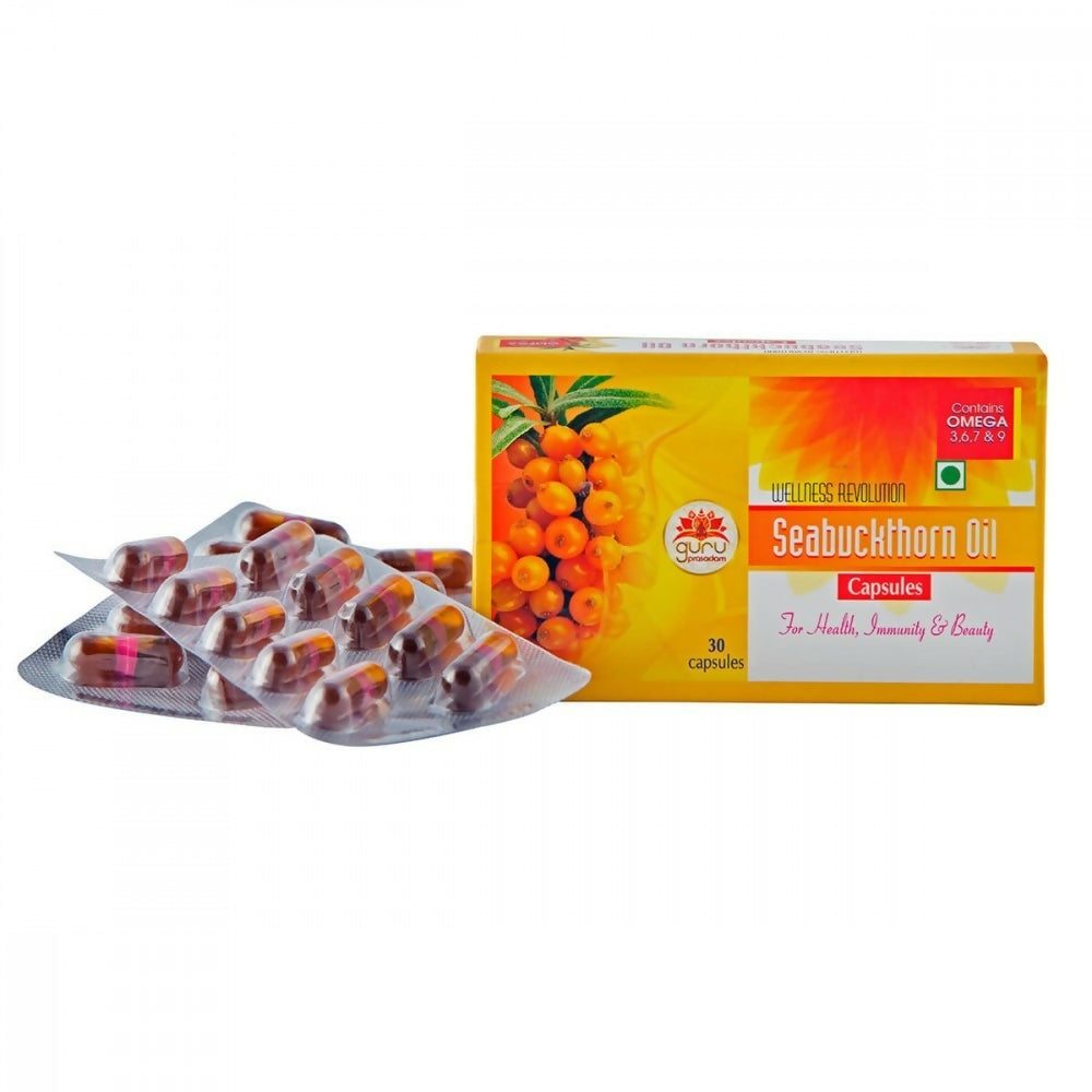 Guru Prasadam Seabuckthorn Oil Capsules | Grocsy