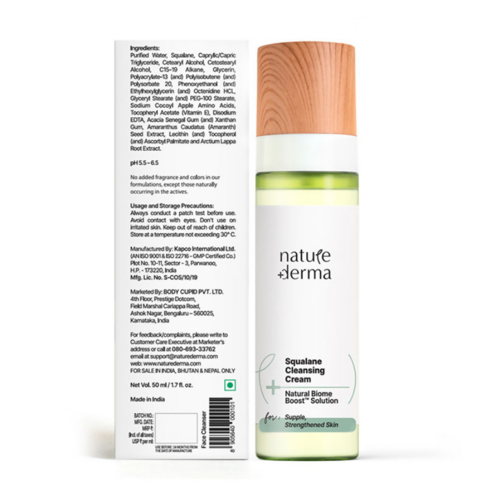 Nature Derma Squalane Cleansing Cream | Grocsy