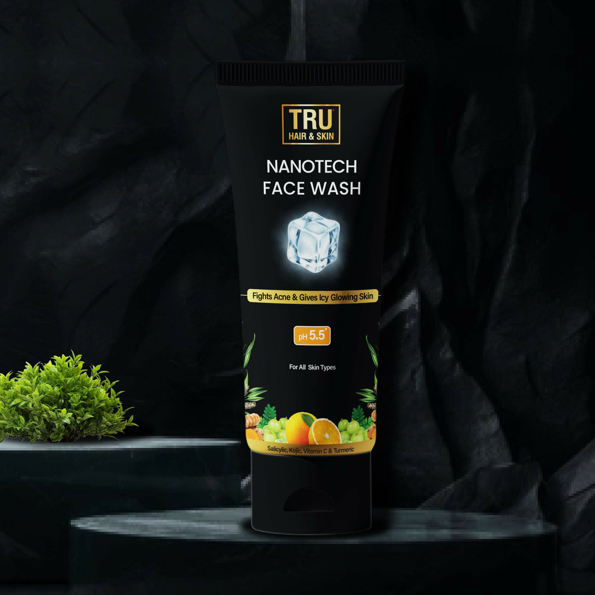 Tru Hair & Skin Nanotechnology Facewash For Sensitive-Acne Prone Skin | Grocsy