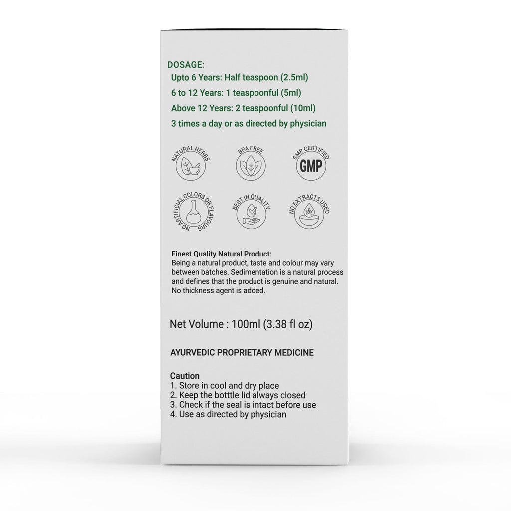 Krishna'S Herbal & Ayurveda Khas Vida Cough Syrup | Grocsy