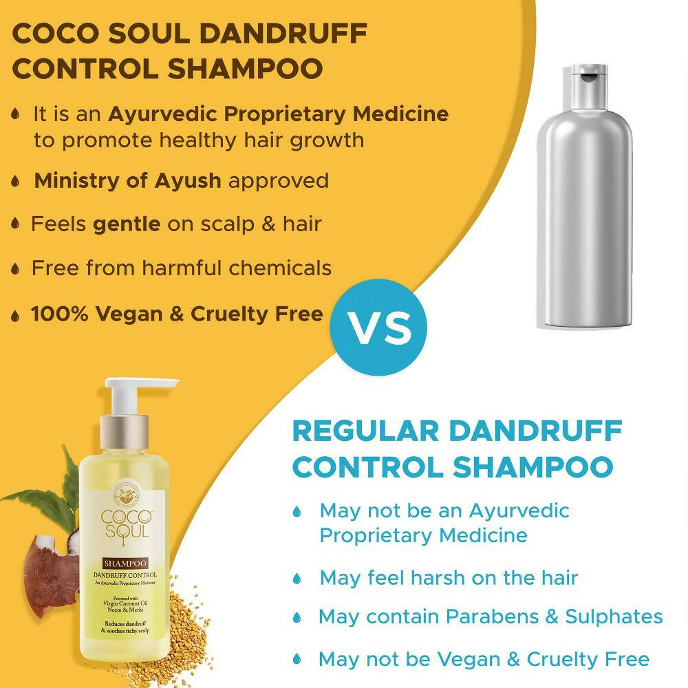 Coco Soul Dandruff Control Shampoo | Grocsy