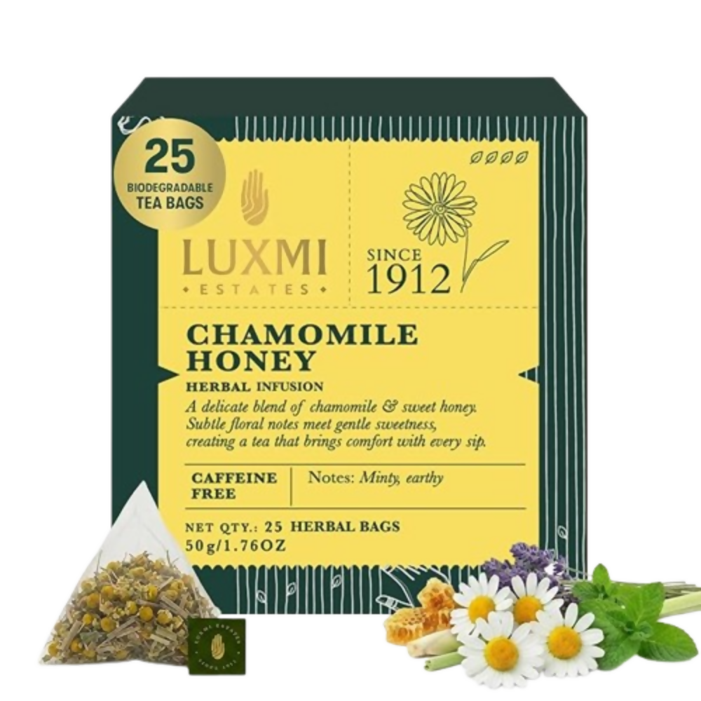Luxmi Estates Chamomile Honey Herbal Infusion | Grocsy