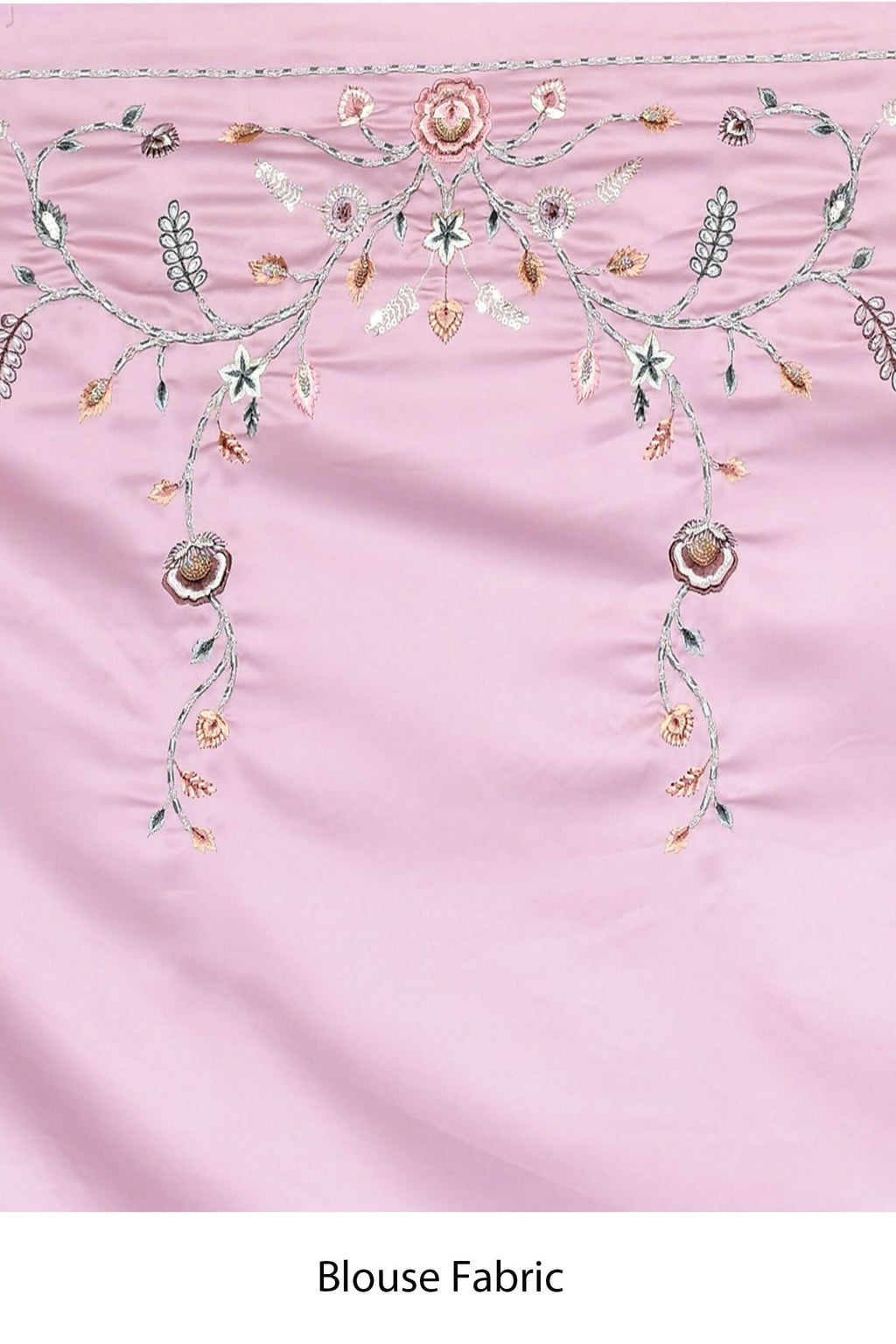 Purple Satin Silk Sequence Embroidered With Stone Work Festive Saree - Nimaya Denzy | Grocsy