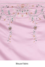 Purple Satin Silk Sequence Embroidered With Stone Work Festive Saree - Nimaya Denzy | Grocsy