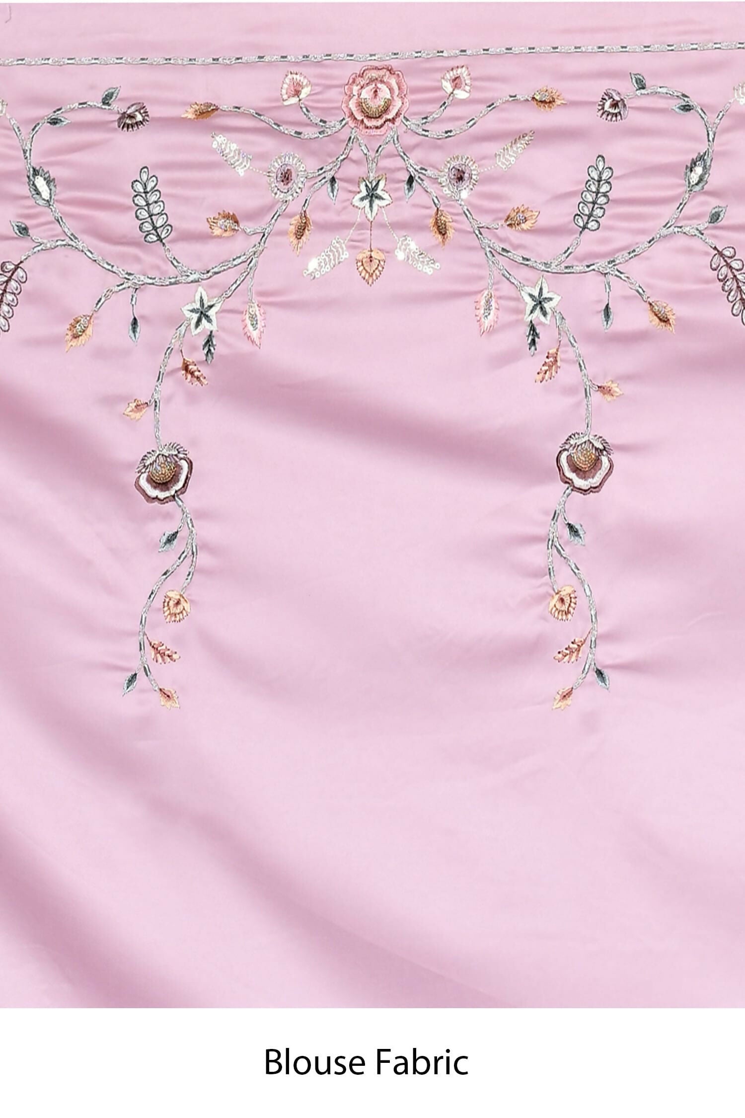 Purple Satin Silk Sequence Embroidered With Stone Work Festive Saree - Nimaya Denzy | Grocsy