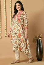 Joban Fashion White Maslin Kurta Set | Grocsy