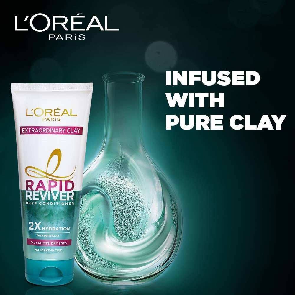 L'Oreal Paris Extraordinary Clay Rapid Reviver Deep Conditioner | Grocsy
