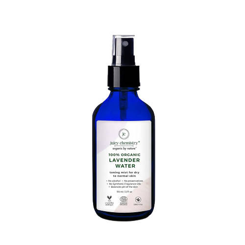 Juicy Chemistry Lavender Water Toner for Dry & Dull Skin | Grocsy