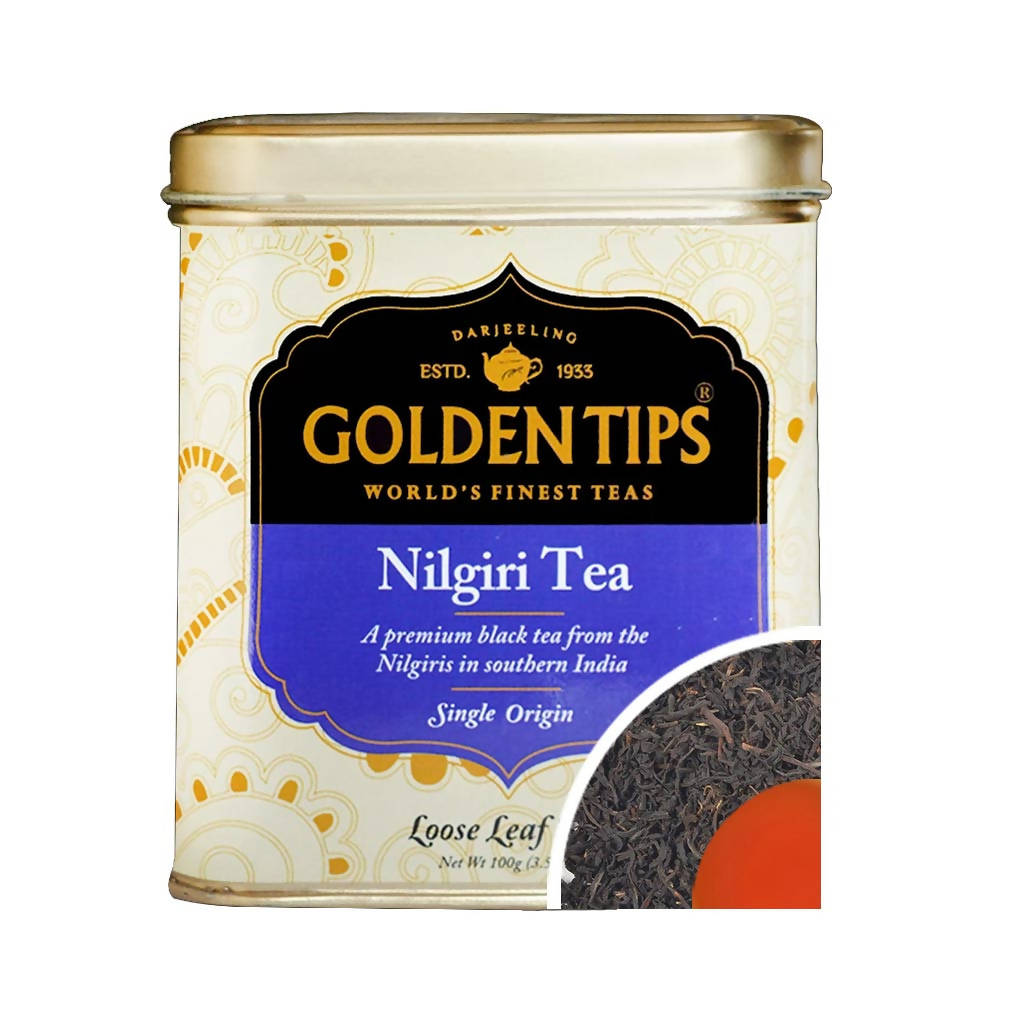 Golden Tips Nilgiri Tea - Tin Can | Grocsy