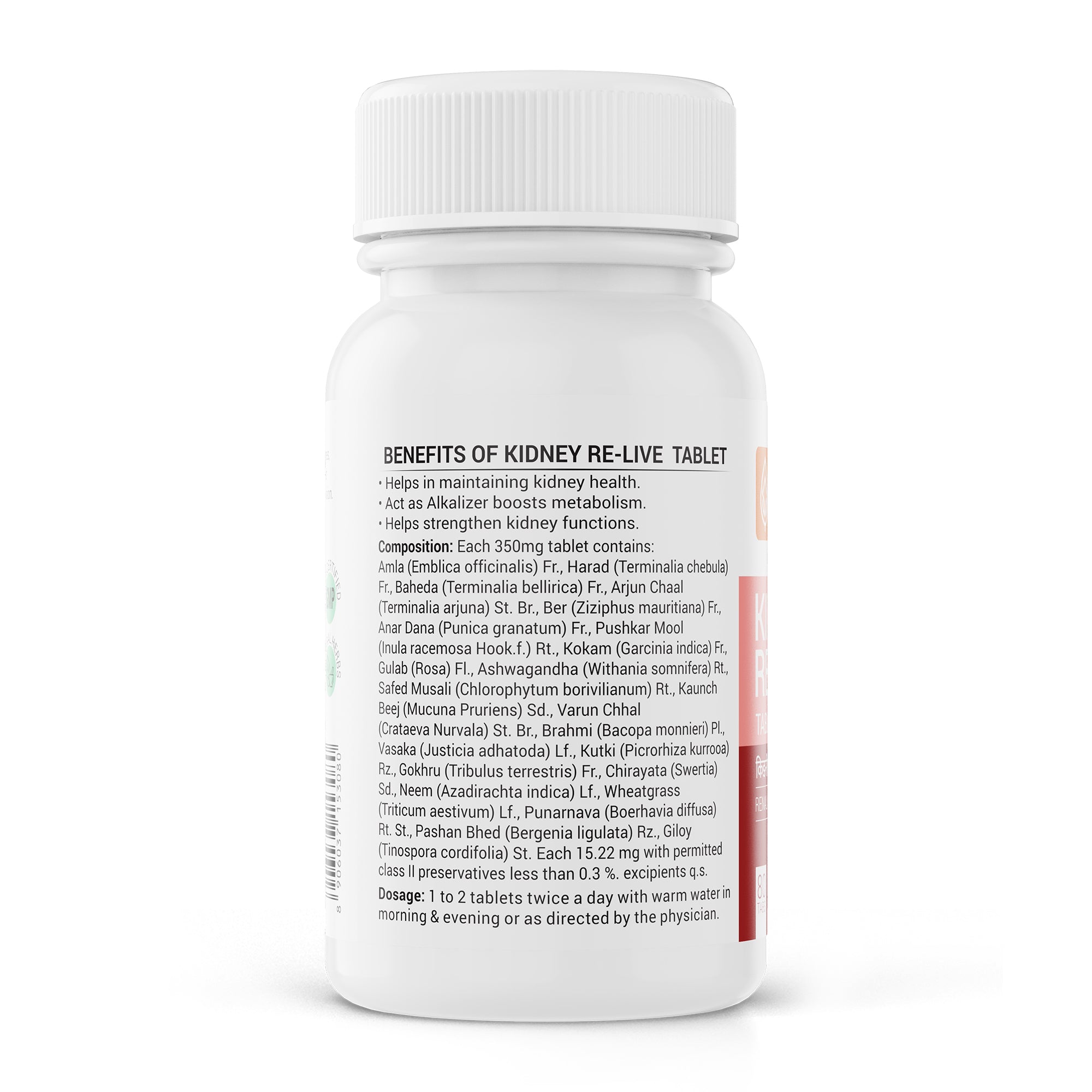 Krishna'S Herbal & Ayurveda Kidney Re-Live Tablets | Grocsy