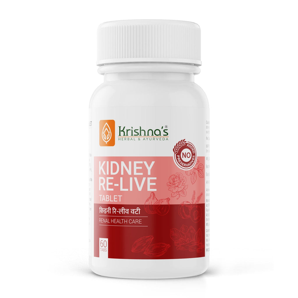 Krishna'S Herbal & Ayurveda Kidney Re-Live Tablets | Grocsy