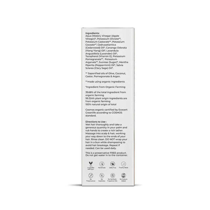 Juicy Chemistry Apple Cider Vinegar, Argan & Ylang Ylang Shampoo | Grocsy