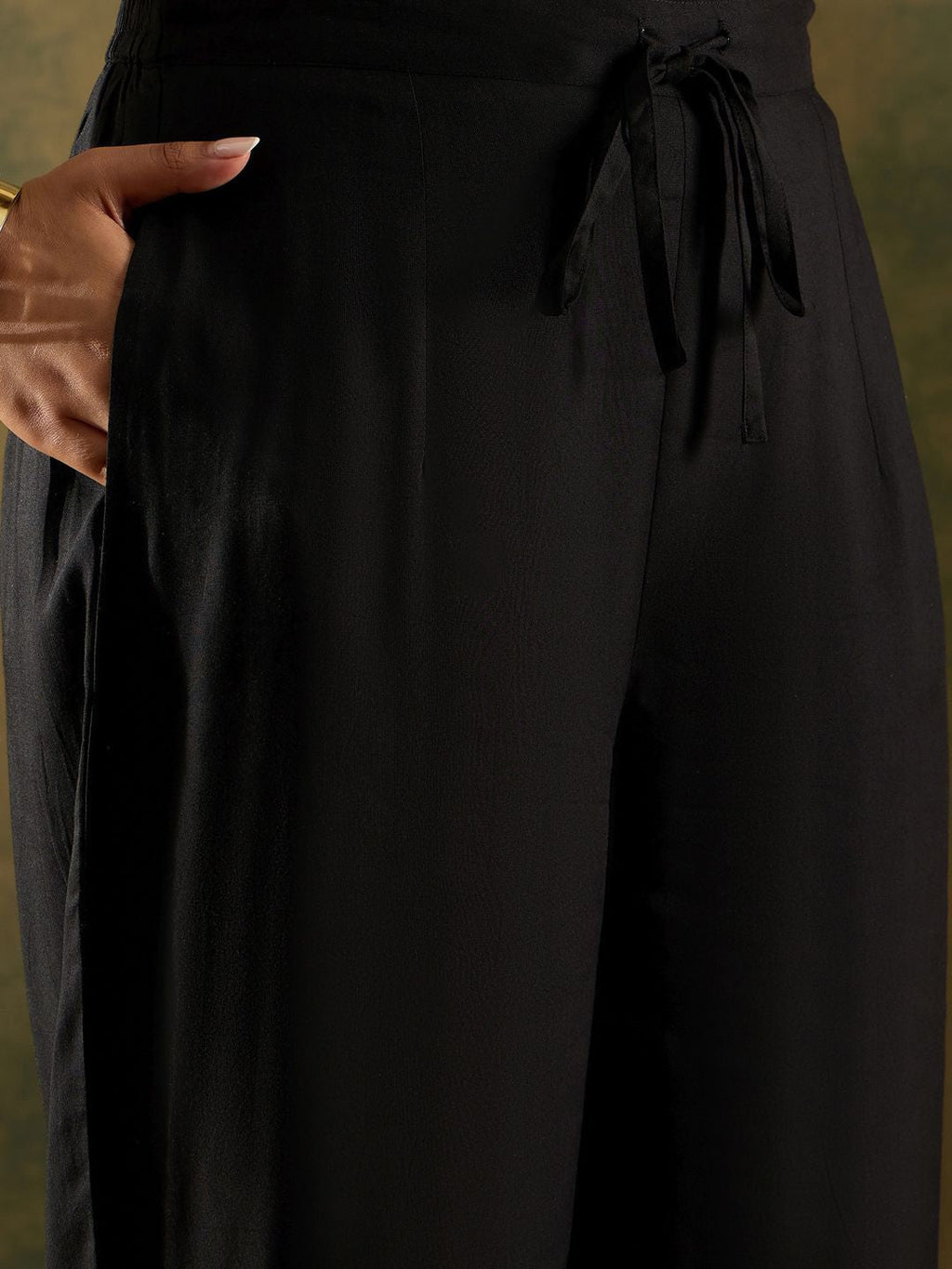 Indo Era Round Neck Straight Kurta With Trousers & Dupatta | Grocsy