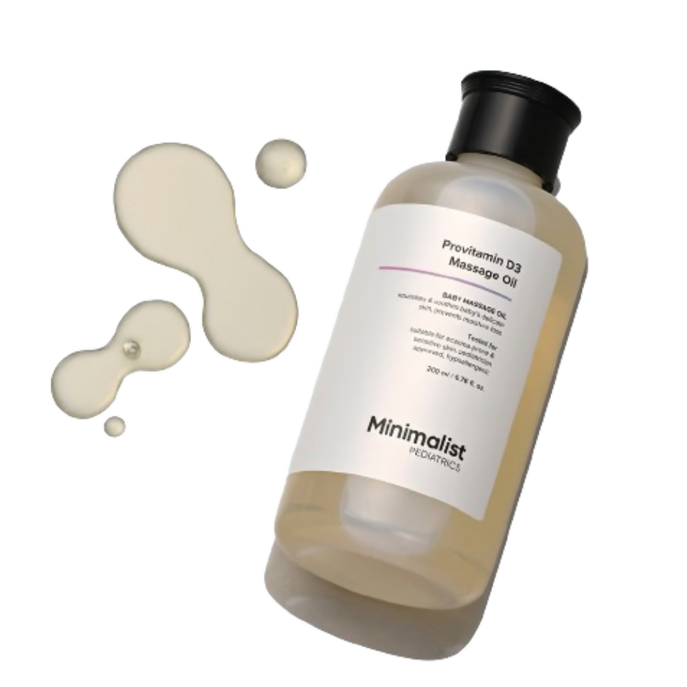 Minimalist Provitamin D3 Baby Massage Oil | Grocsy